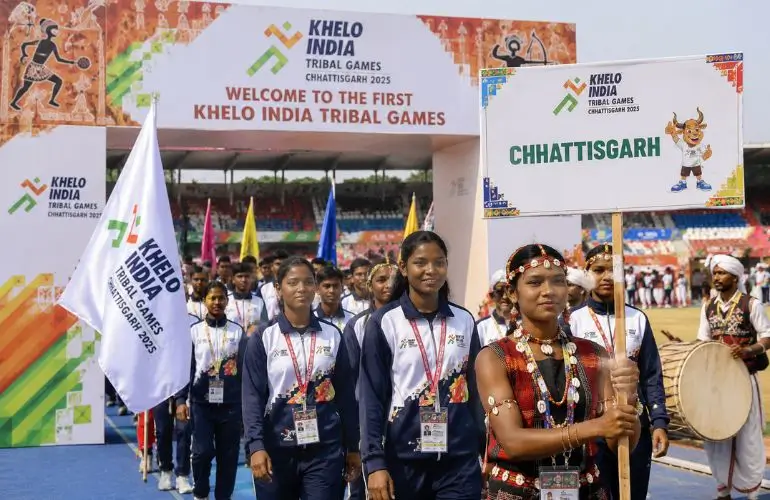 First Khelo India Tribal Games Start in Chhattisgarh