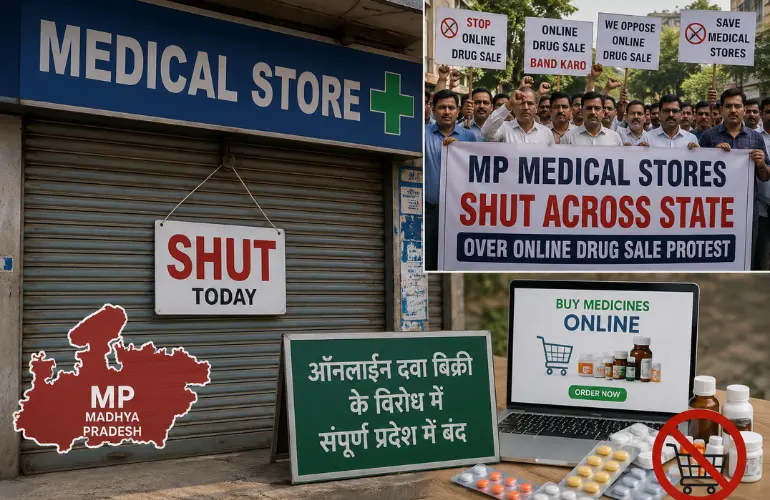 MP Medical Stores Shut Across State Over Online Drug Sale Protest