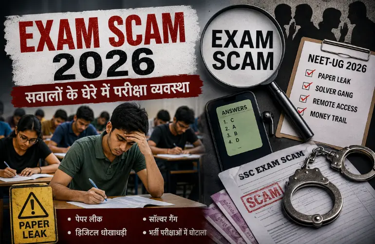 2026 का परीक्षा घोटाला संकट: NEET से SSC तक कई परीक्षाएं विवादों में