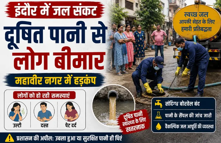 बड़ा खुलासा: Indore Contaminated Water Case में कई लोग बीमार, महावीर नगर में मचा हड़कंप