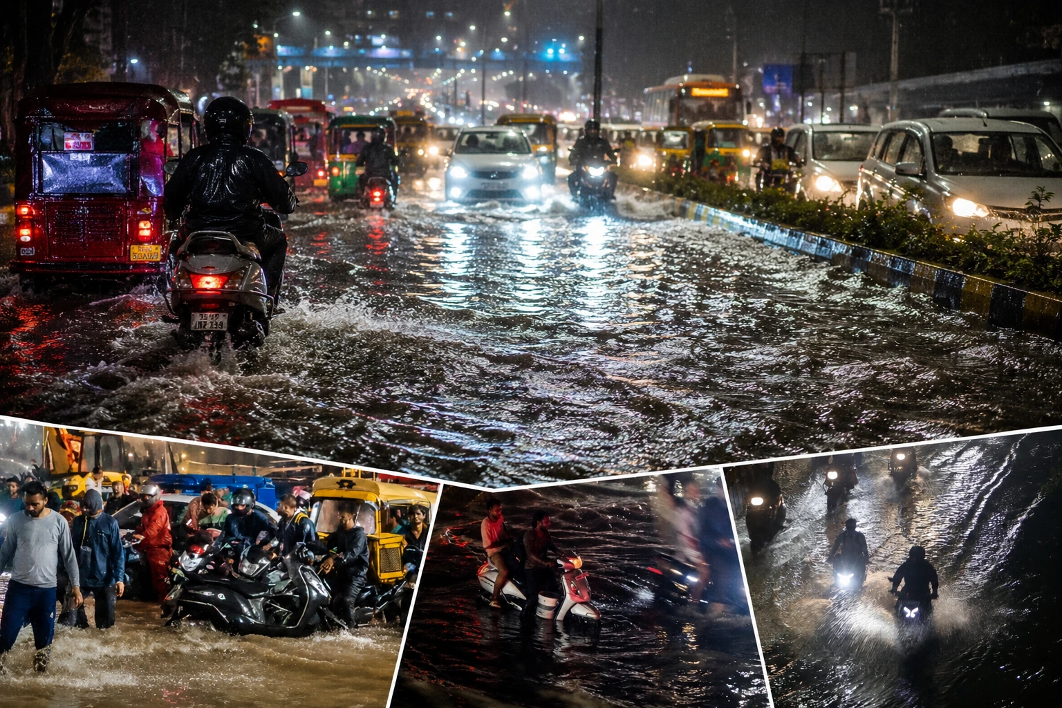 इंदौर में मानसून की जोरदार दस्तक: 2 घंटे की बारिश ने डुबोई सड़कें, कई इलाकों में जलभराव