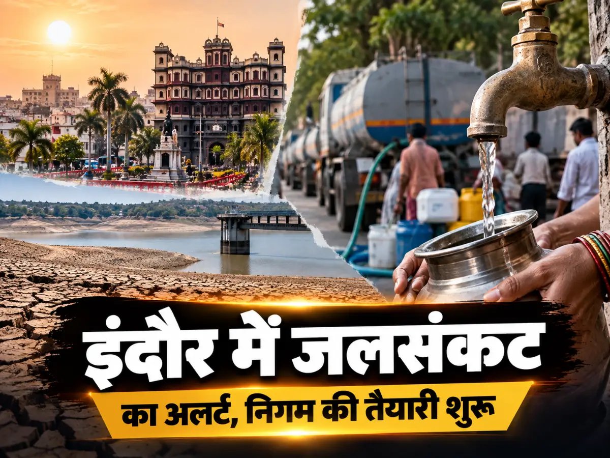 इंदौर में जलसंकट का अलर्ट, निगम की तैयारी शुरू