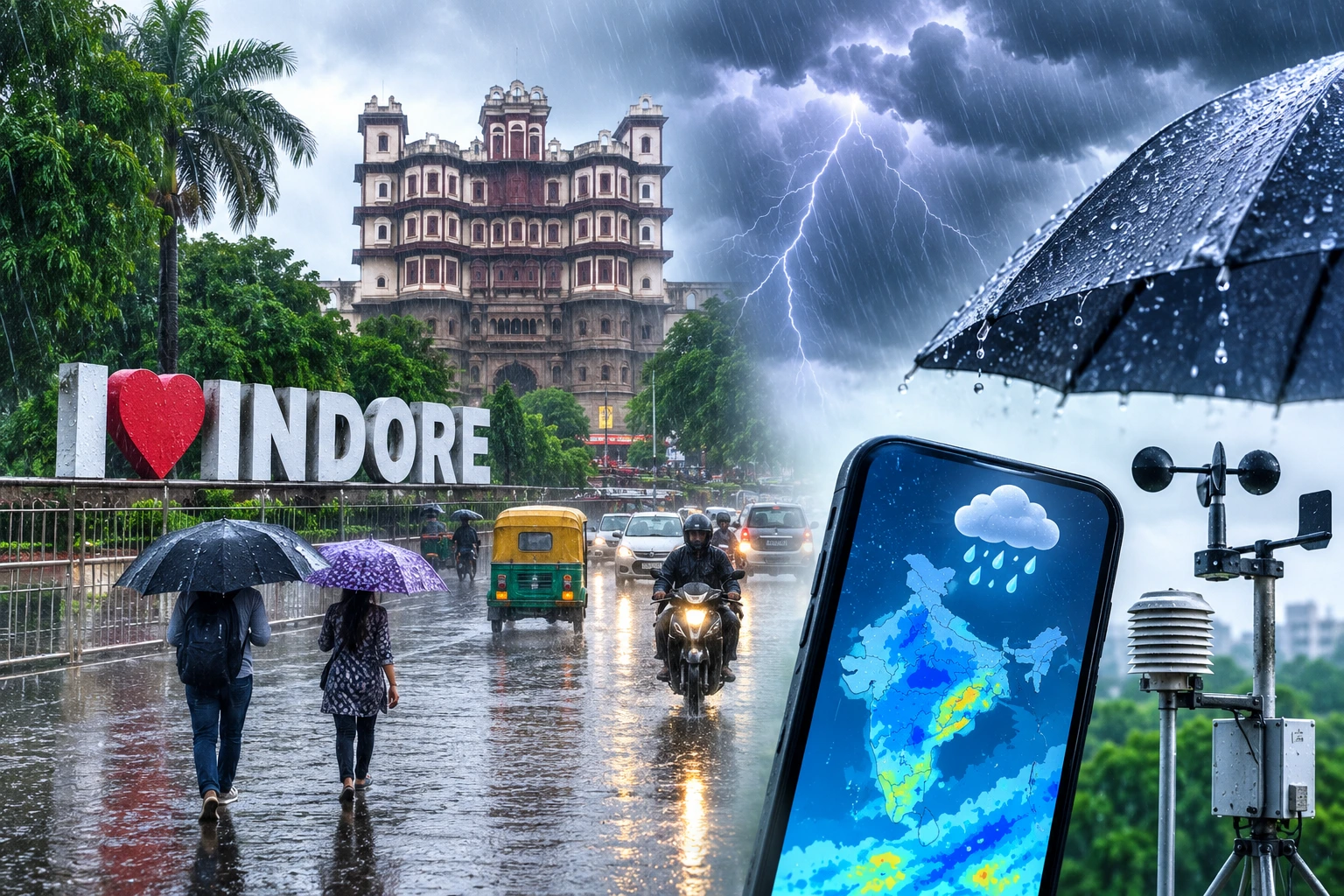 इंदौर मौसम अपडेट: अगले 5 दिन रोज बनेंगे बारिश के आसार, IMD ने गरज-चमक के साथ वर्षा की संभावना जताई