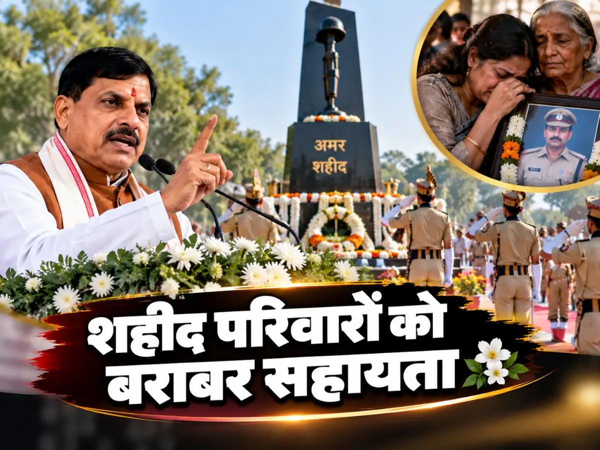 MP में शहीद पुलिसकर्मियों के परिवार को ₹50-₹50 लाख, CM मोहन यादव का ऐलान