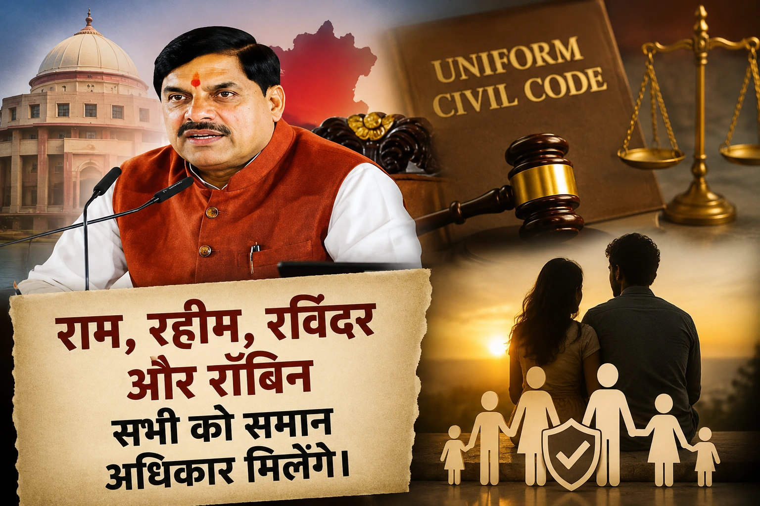 मध्य प्रदेश UCC को कैबिनेट की मंजूरी: लाइव-इन रजिस्ट्रेशन अनिवार्य, बहुविवाह पर रोक; CM मोहन यादव बोले- 'राम, रहीम, रविंदर और रॉबिन सबको समान अधिकार'