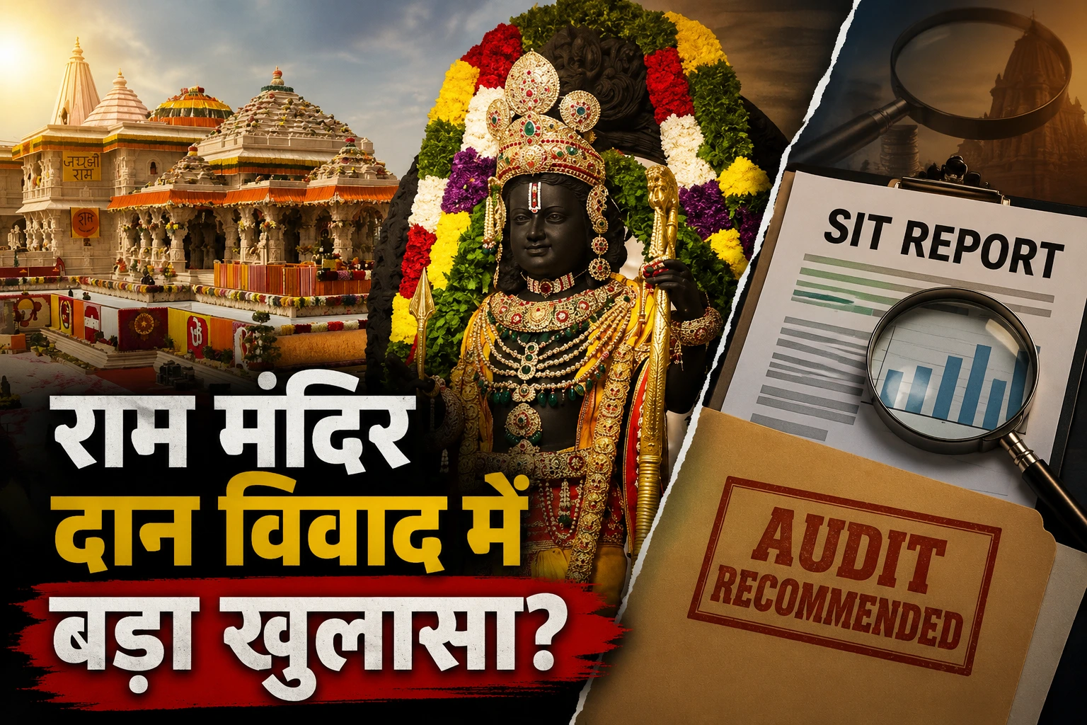 राम मंदिर दान विवाद में बड़ा खुलासा? SIT रिपोर्ट के बाद ऑडिट की सिफारिश